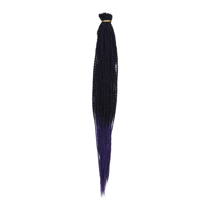Сенегал твист, 55-60 см (CE), цвет тёмно-фиолетовый/светло-фиолетовый(#Т/Purple) 7364360