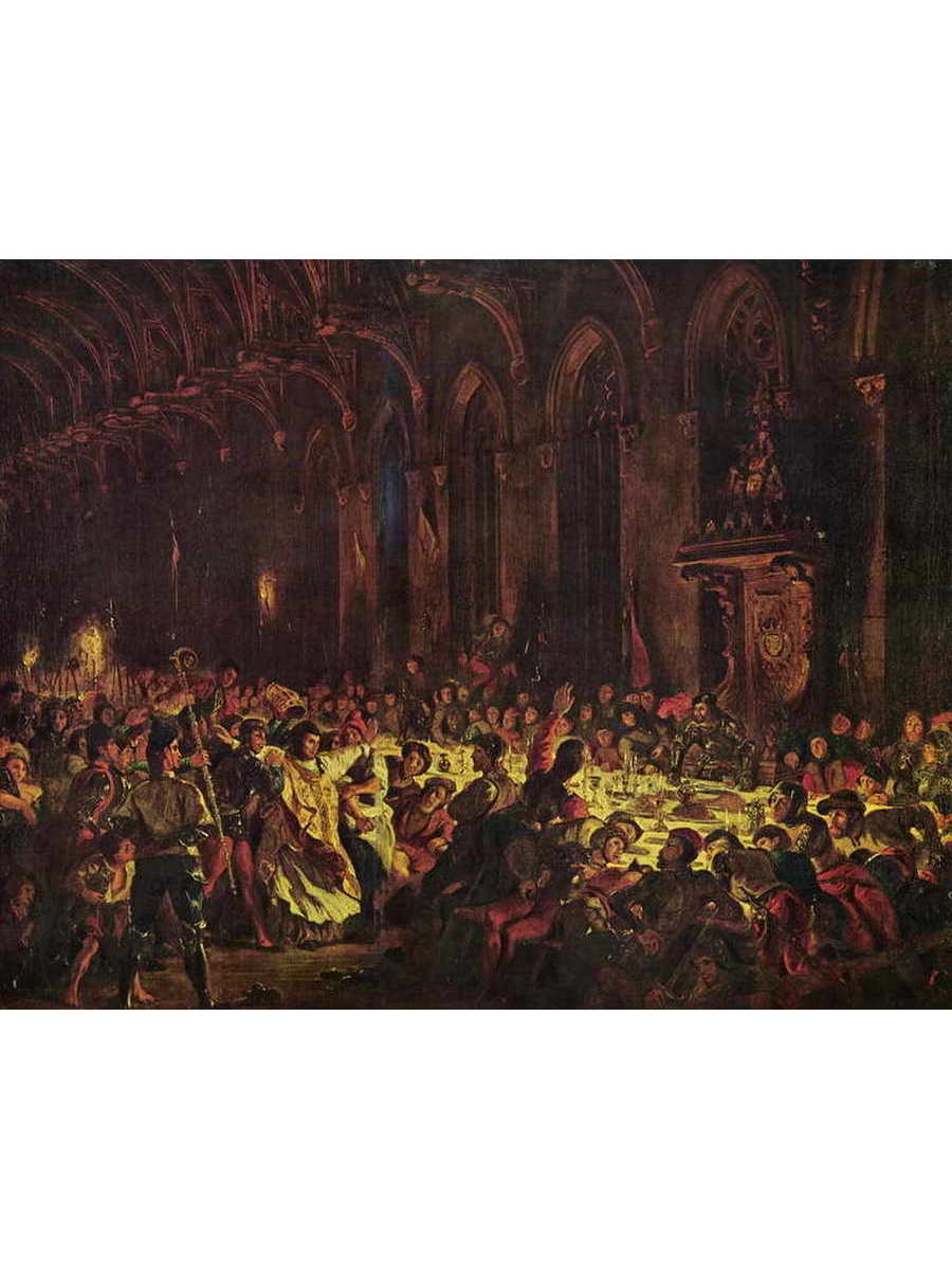 

Постер DRABS A3 Делакруа Эжен 1798 - 1863 Убийство льежского епископа