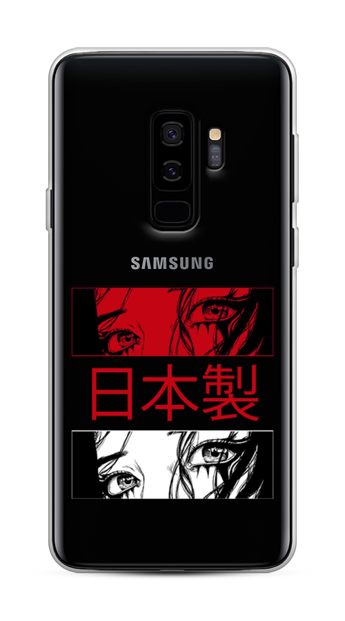 

Чехол на Samsung Galaxy S9 Plus "Аниме глаза манга", Красный;белый;черный, 25850-4
