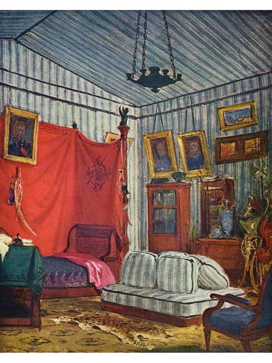 

Постер DRABS A3 Делакруа Эжен 1798 - 1863 Спальня графа де Морне