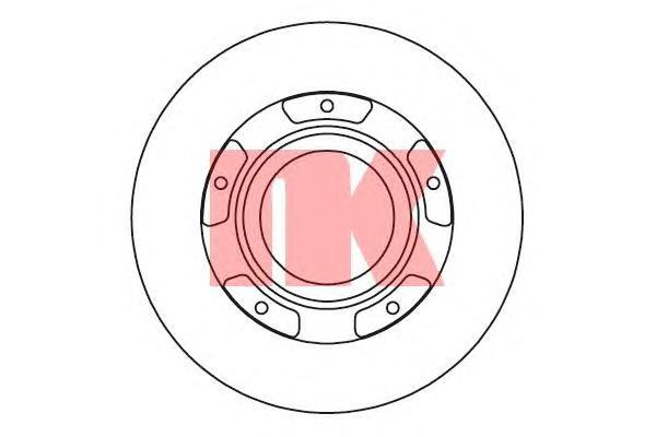 

Тормозной диск Nk 202579