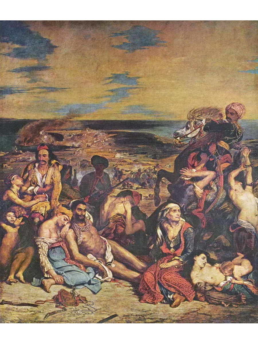 

Постер DRABS A3 Делакруа Эжен 1798 - 1863 Резня на Хиосе