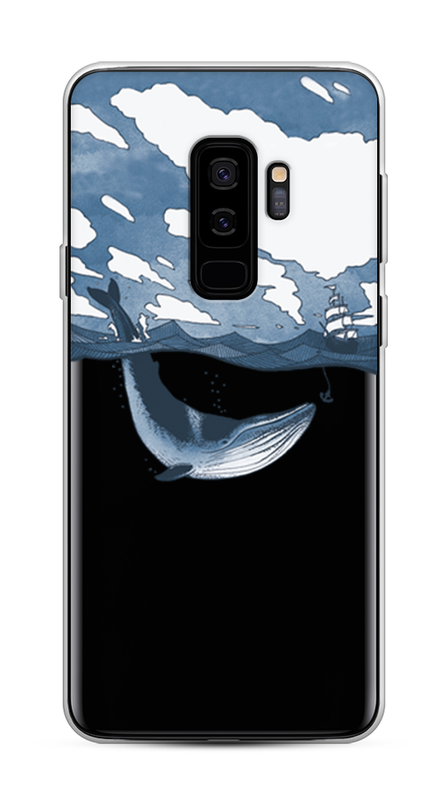 

Чехол на Samsung Galaxy S9 Plus "Большой кит", Синий, 25850-1
