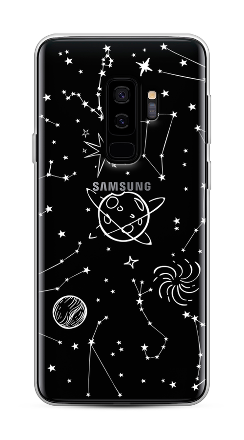 

Чехол на Samsung Galaxy S9 Plus "Планеты в космосе", Белый, 25850-2