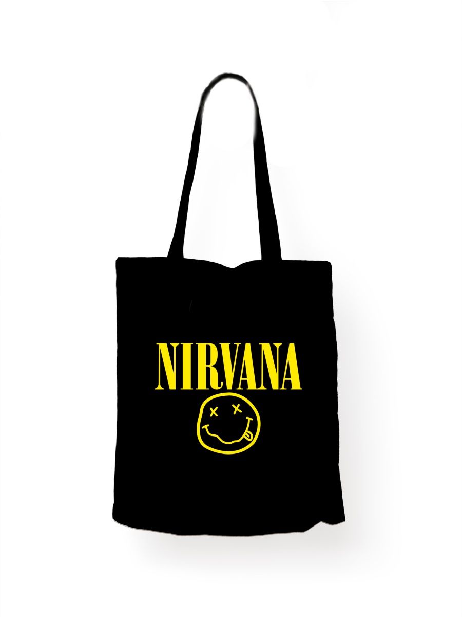 Шоппер унисекс СувенирShop Nirvana/Кобейн 7NY1, черный