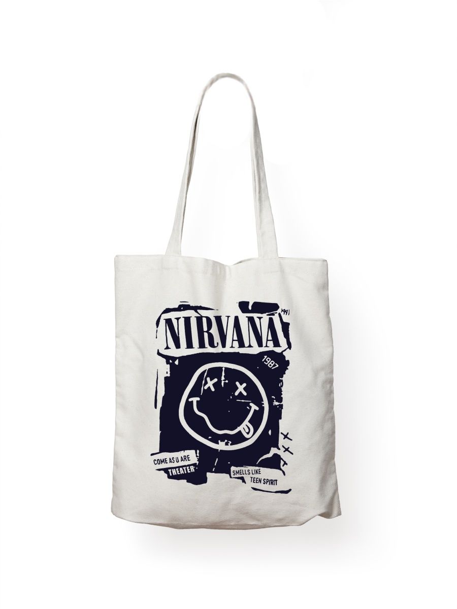 

Шоппер унисекс СувенирShop Nirvana/Кобейн 5, белый, Nirvana/Кобейн 5