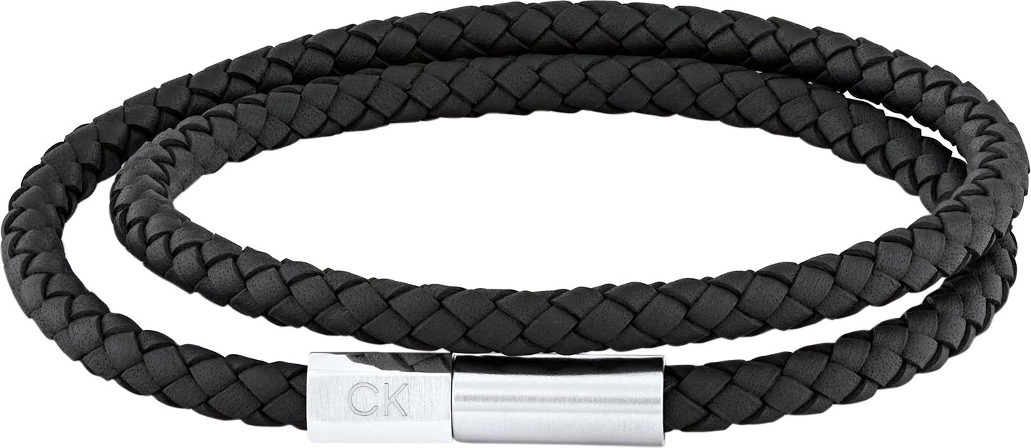 Браслет из кожи/стали р. 19,5 Calvin Klein 35100042