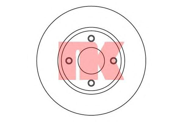 

Тормозной диск Nk 202283
