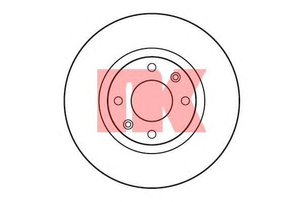 

Тормозной диск Nk 201927