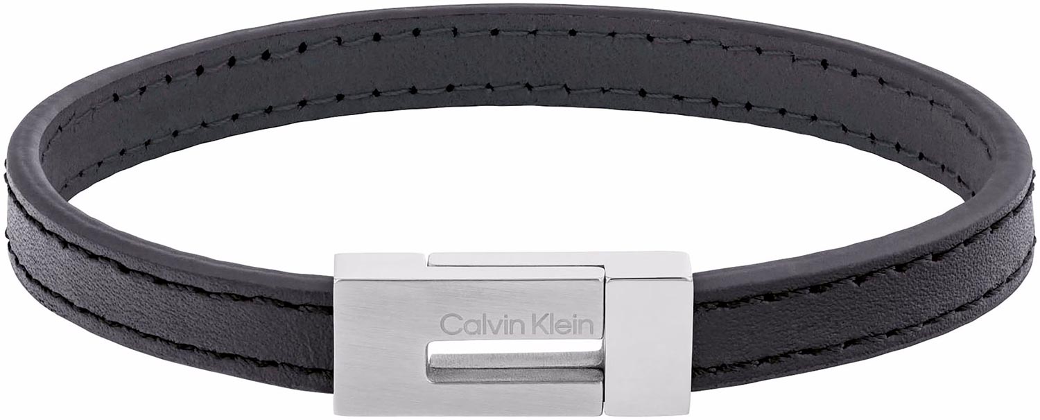 Браслет из кожи/стали р. 19,5 Calvin Klein 35100020