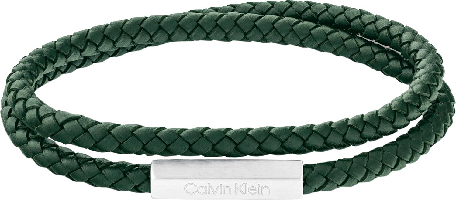 Браслет из кожи/стали р. 19,5 Calvin Klein 35100018