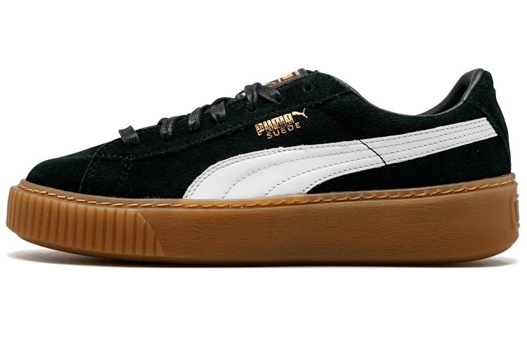 

Кеды унисекс Puma Basket platform suede черные 40 EU, Черный, Basket platform suede