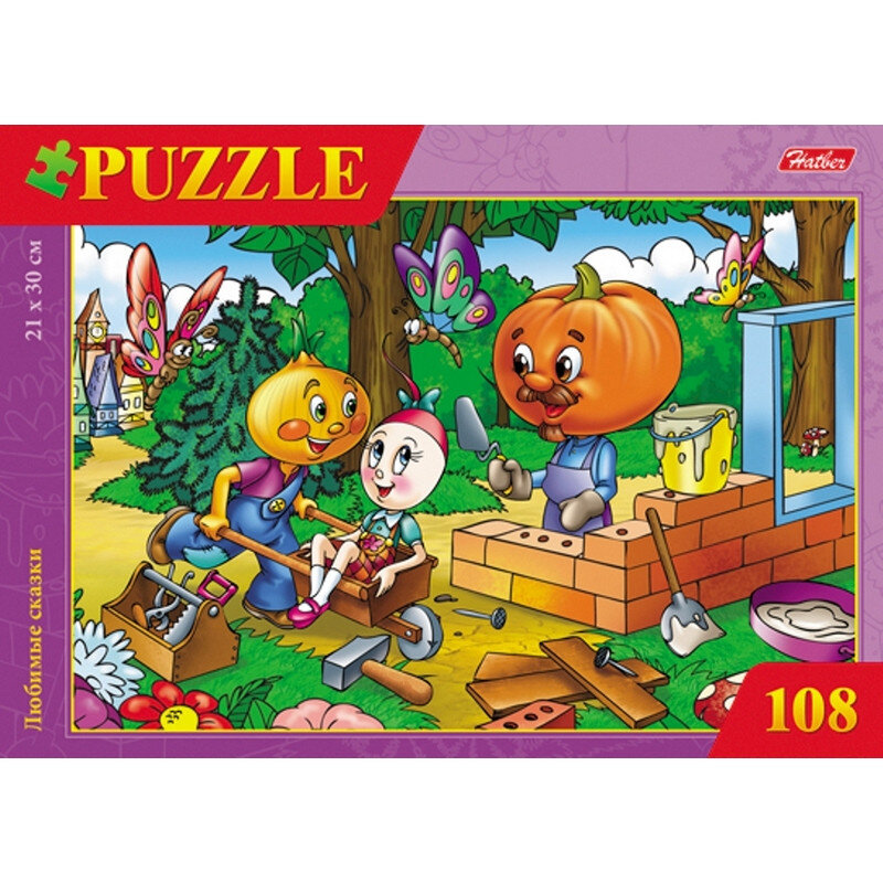 

Пазл 108 элементов 210х300мм Чиполлино 108ПЗ4_09219, 357551