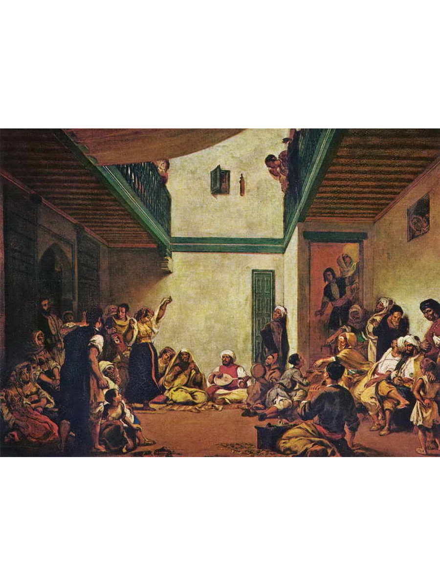 

Постер DRABS A3 Делакруа Эжен 1798 - 1863 Еврейская свадьба в Марокко