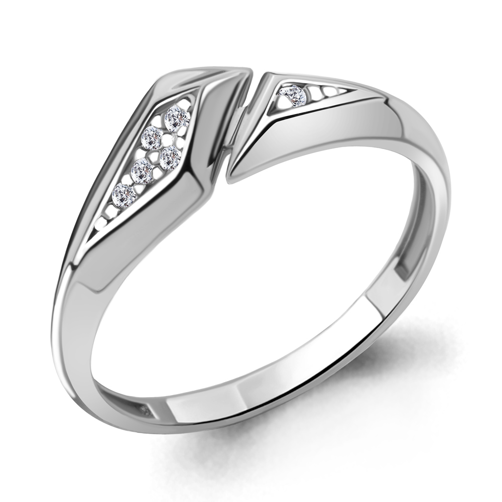 

Кольцо из серебра с фианитом Aquamarine Aquamarine 67499А_925_р р. 19,5, 67499А_925_р