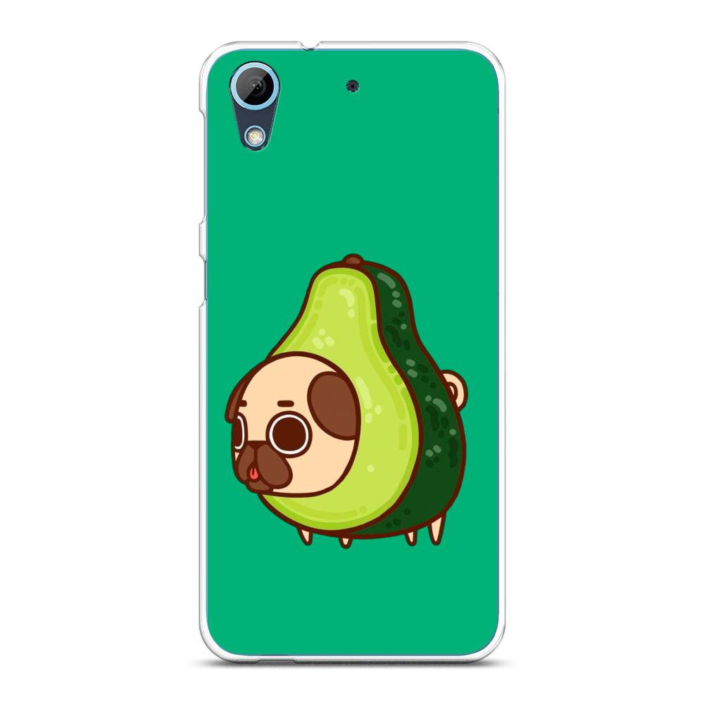 

Чехол на HTC Desire 626 "Мопс авокадик", Зеленый, 101350-1