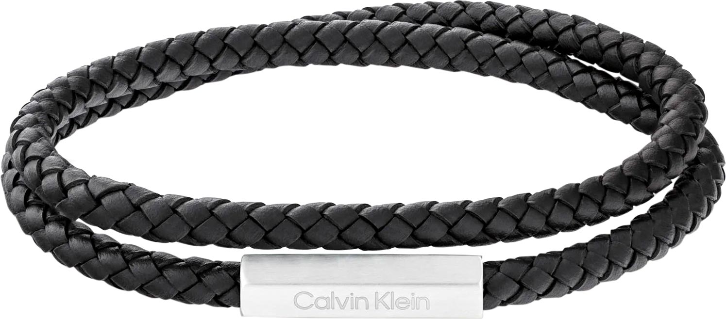 Браслет из кожи/стали р. 19,5 Calvin Klein 35100017