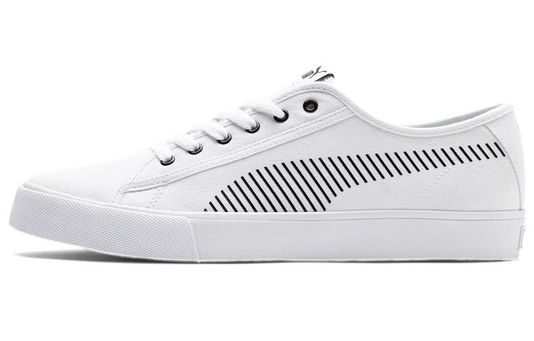 

Кеды унисекс Puma Bari logo белые 40 EU, Белый, Bari logo
