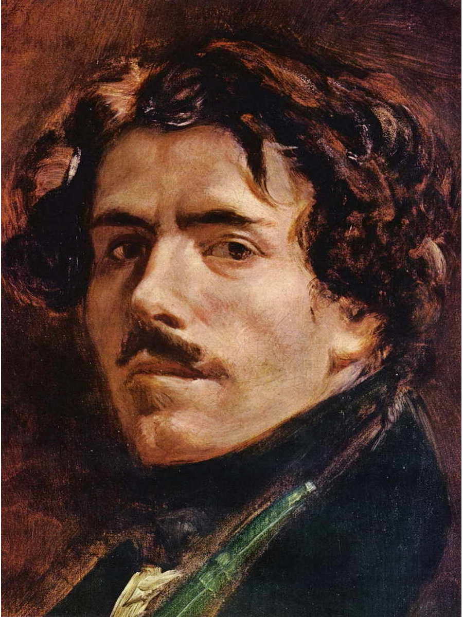 

Постер DRABS A3 Делакруа Эжен 1798 - 1863 Автопортрет.