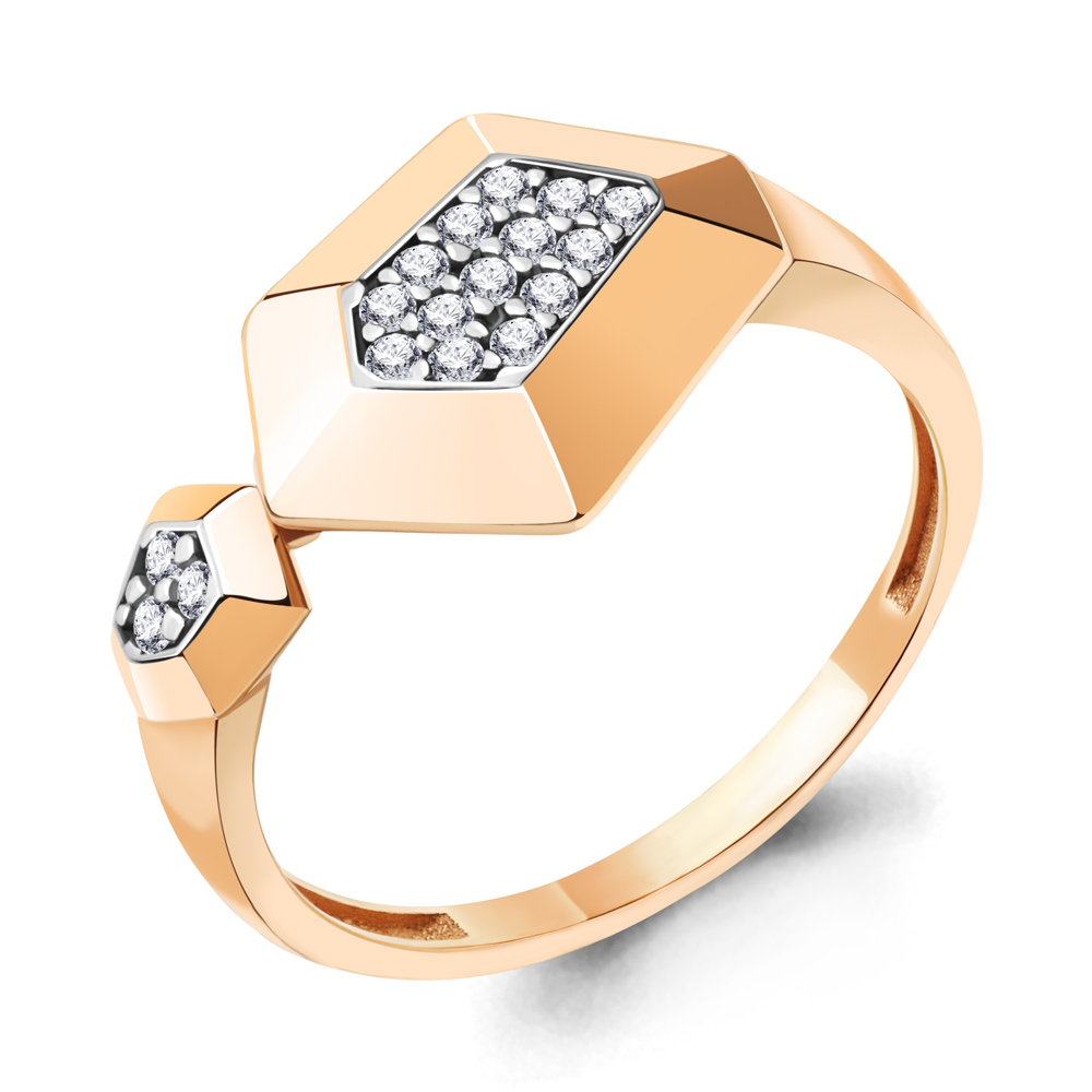 

Кольцо из серебра с фианитом Aquamarine Aquamarine 67497А_925_з р, 67497А_925_з