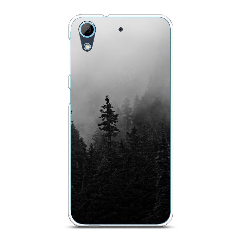 

Чехол на HTC Desire 626 "Туманный лес", Серый;черный, 101350-2