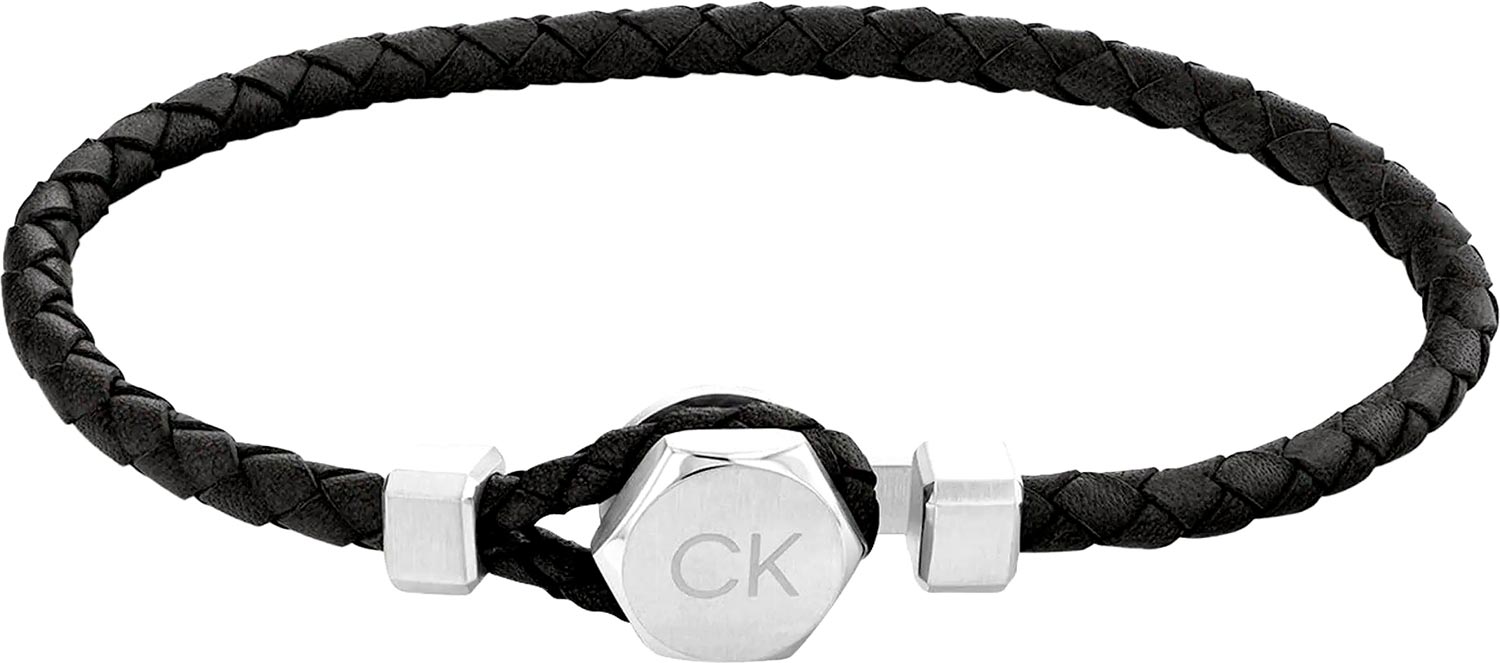 Браслет из кожи/стали р. 19,5 Calvin Klein 35000260