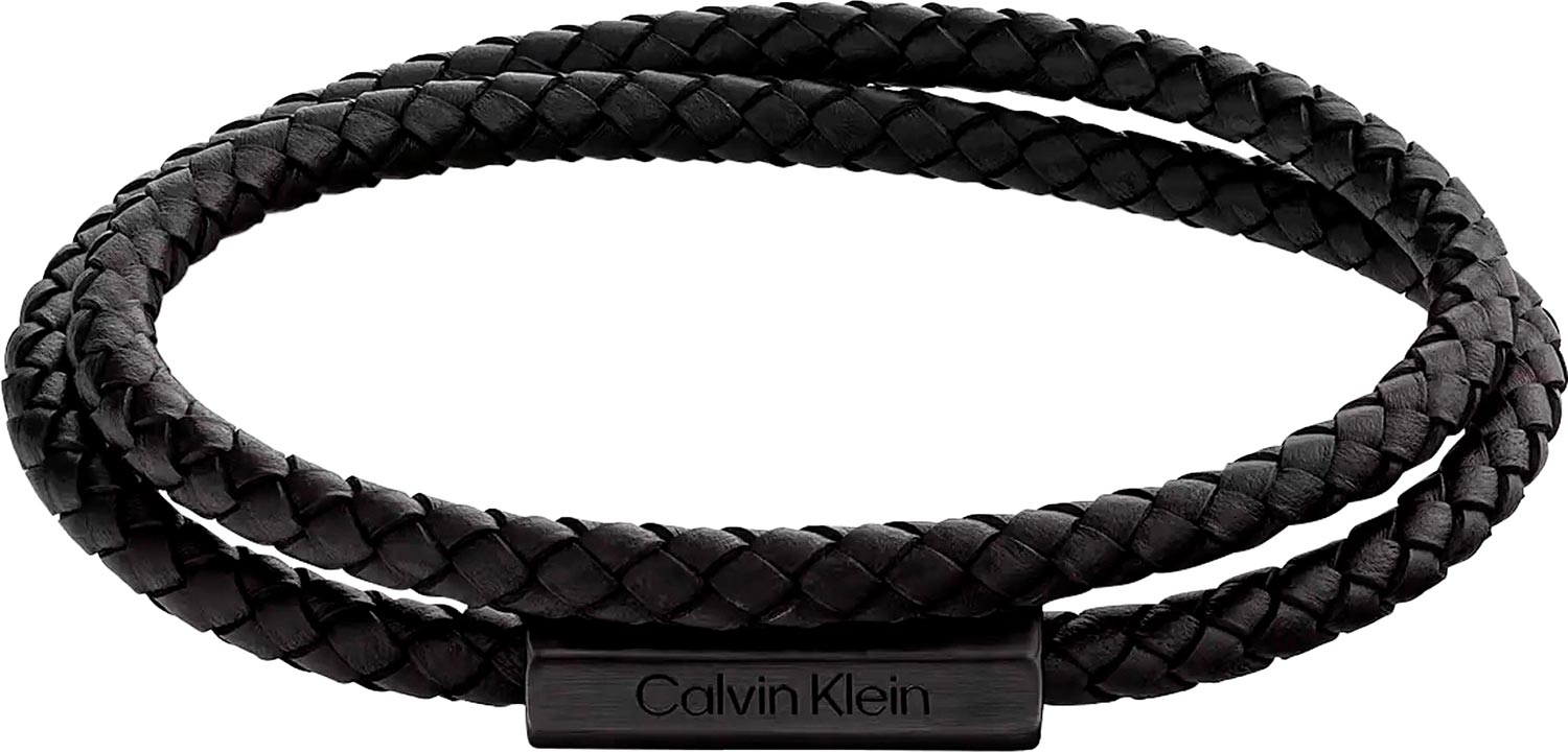 Браслет из кожи/стали р. 19,5 Calvin Klein 35000209