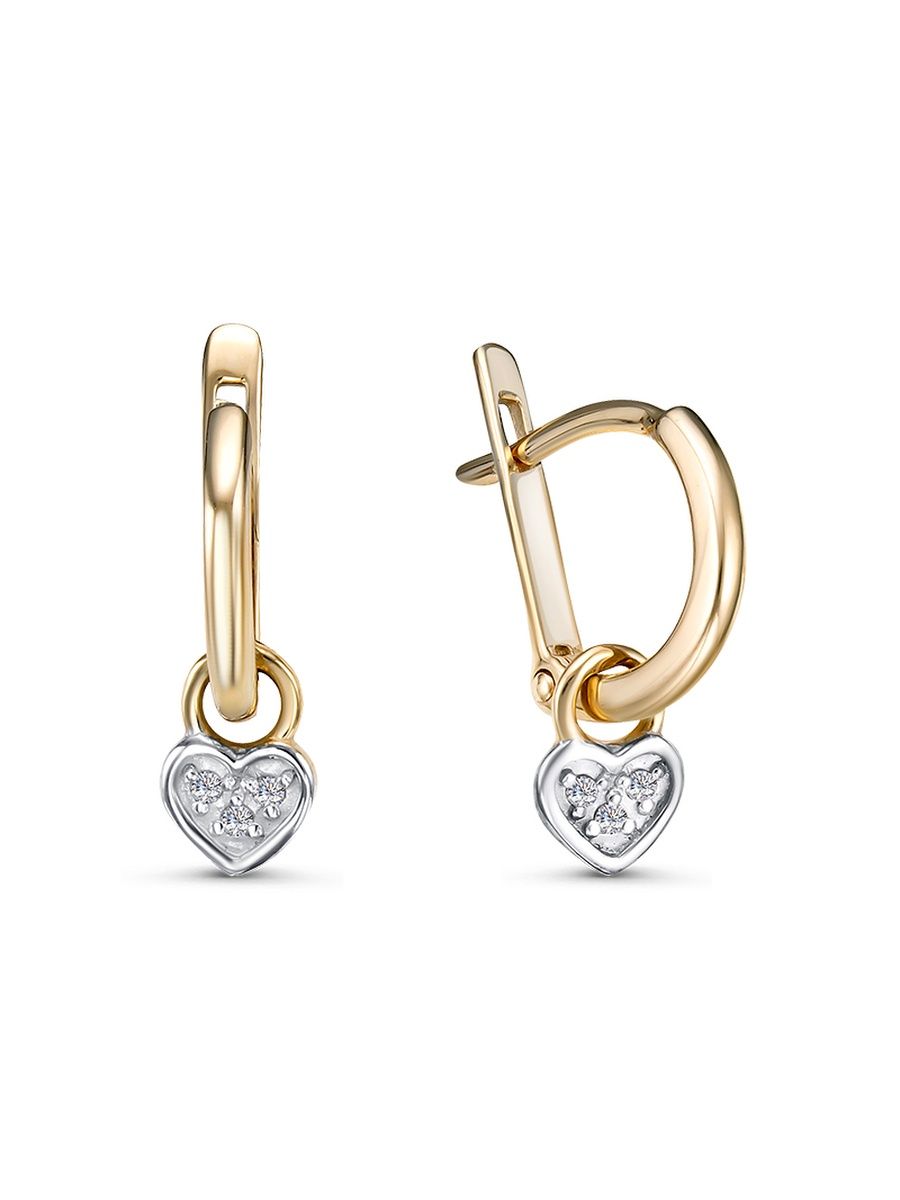 

Серьги из золота TEO MAORI 72450907111, фианит, 72450907111