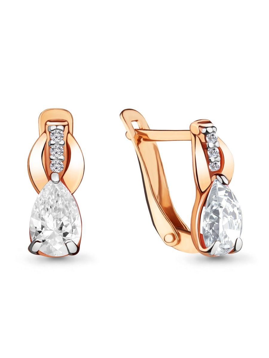 

Серьги из золота TEO MAORI 746865А.1, фианит, 746865А.1