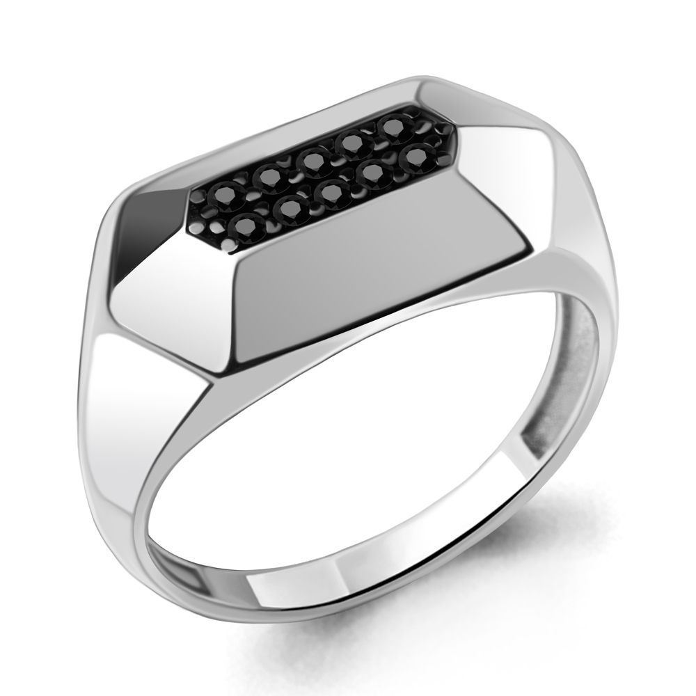 

Кольцо из серебра с кристаллом ювелирным Aquamarine Aquamarine 67496Ч_925_р р, 67496Ч_925_р