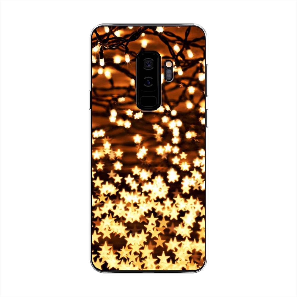 

Чехол на Samsung Galaxy S9 Plus "Новогодняя гирлянда", Золотистый, 25850-5