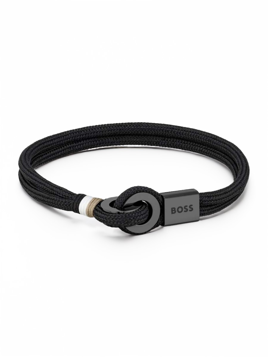 

Браслет из нейлона/текстиля/стали р. 20 HUGO BOSS 1580472M, 1580472M