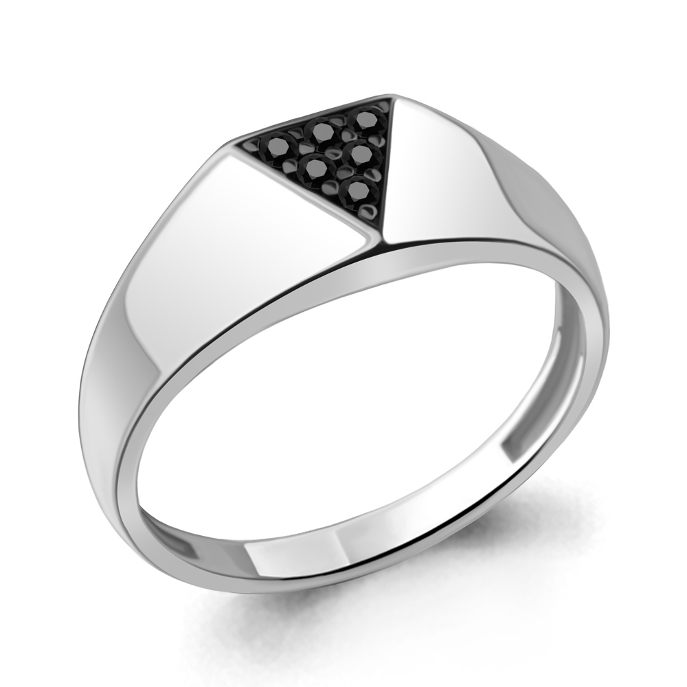 

Кольцо из серебра с кристаллом ювелирным Aquamarine Aquamarine 67495Ч_925_р р, 67495Ч_925_р