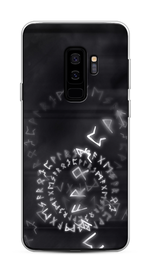 

Чехол на Samsung Galaxy S9 Plus "Руны", Серый;черный, 25850-3