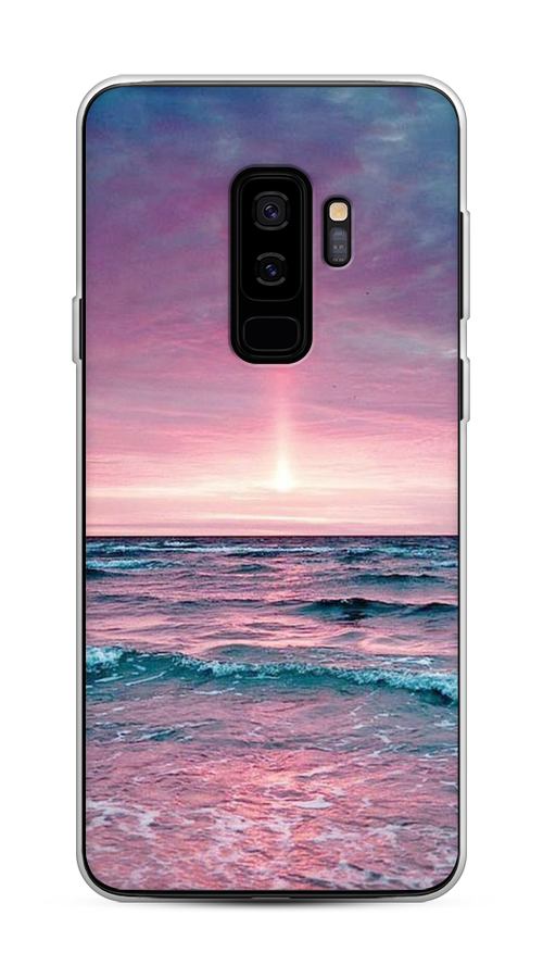 

Чехол на Samsung Galaxy S9 Plus "Восход 3", Розовый;голубой, 25850-2