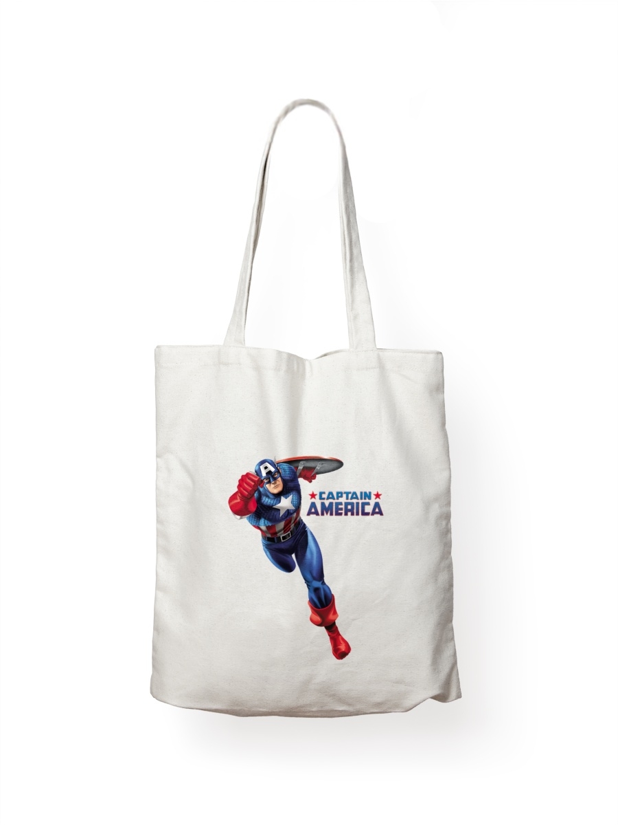 

Шоппер унисекс СувенирShop Капитан Америка/Marvel 1, белый, Капитан Америка/Marvel 1