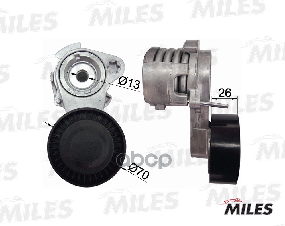 

Натяжитель Ремня Приводного Bwm X5/E60/E65/E90 N52/53 Ag00309 Miles арт. AG00309