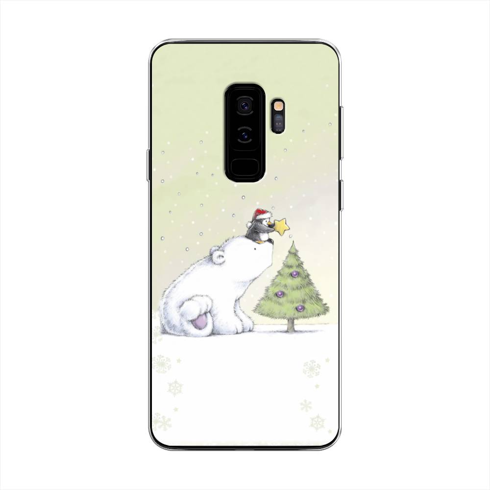 

Чехол на Samsung Galaxy S9 Plus "Украшение елки", Белый;бежевый, 25850-5