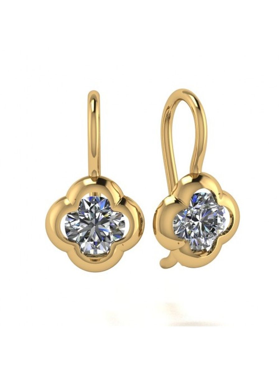 

Серьги из золота TEO MAORI 72180341010, фианит, 72180341010