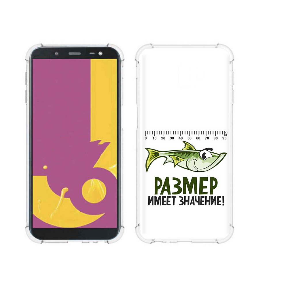 

Чехол MyPads Tocco для Samsung Galaxy J6+ (2018) размер не имеет значения, Прозрачный, Tocco