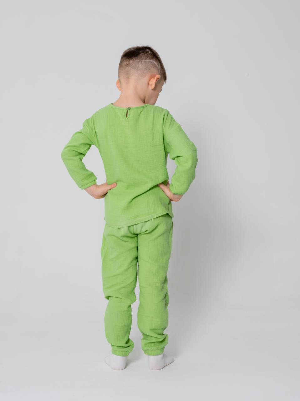 

Костюм детский муслиновый Kamiarikids 1000908, зеленый, 104, 1000908