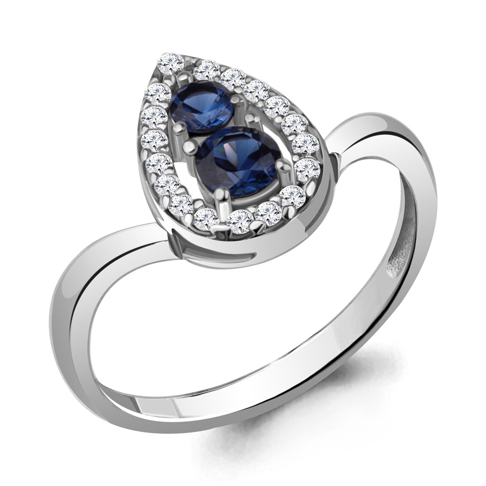 

Кольцо из серебра с фианитом Aquamarine Aquamarine 67481АБ_925_р р. 17, 67481АБ_925_р