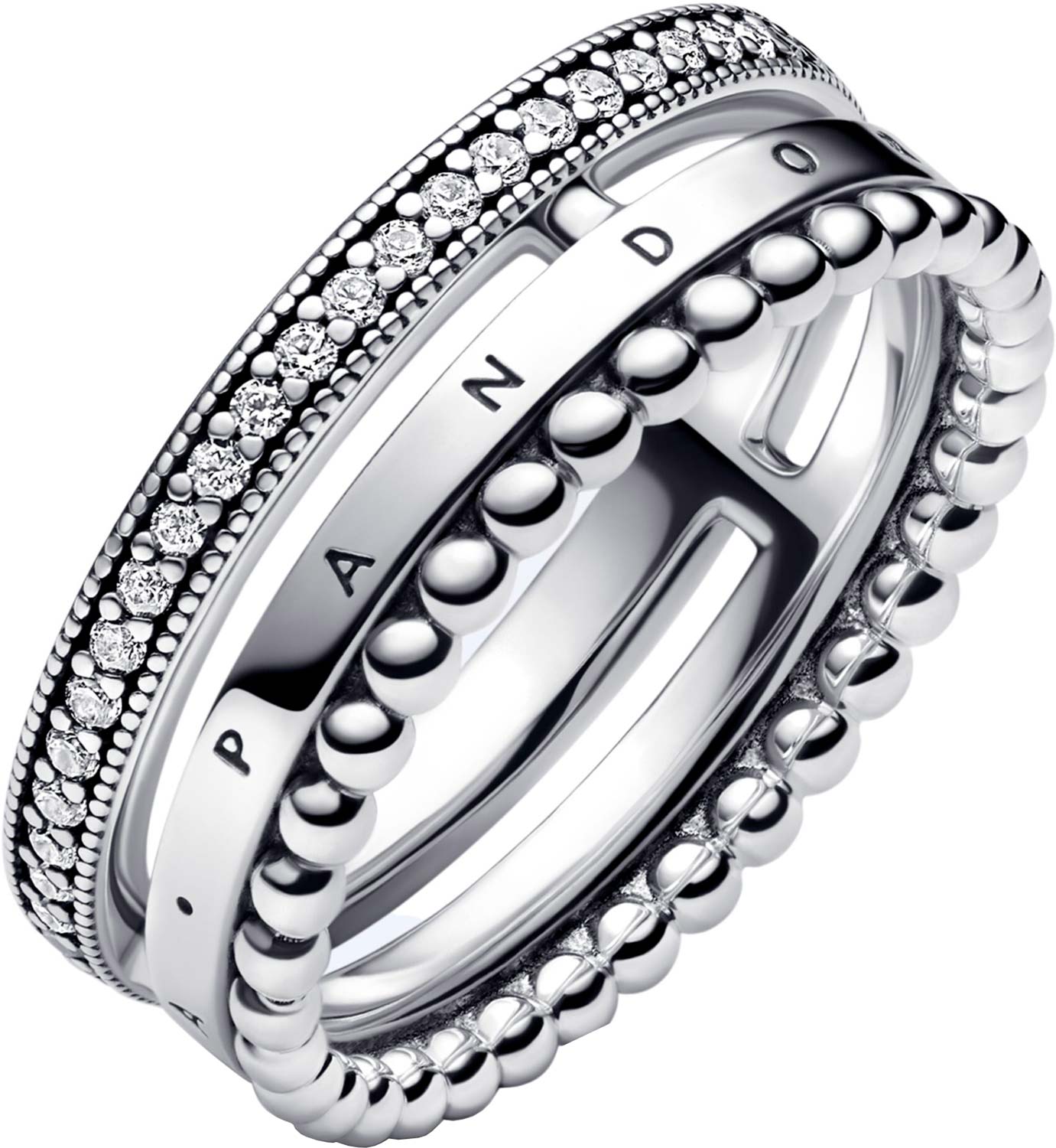 

Кольцо из серебра р. 17 Pandora 192312C01, фианит, 192312C01
