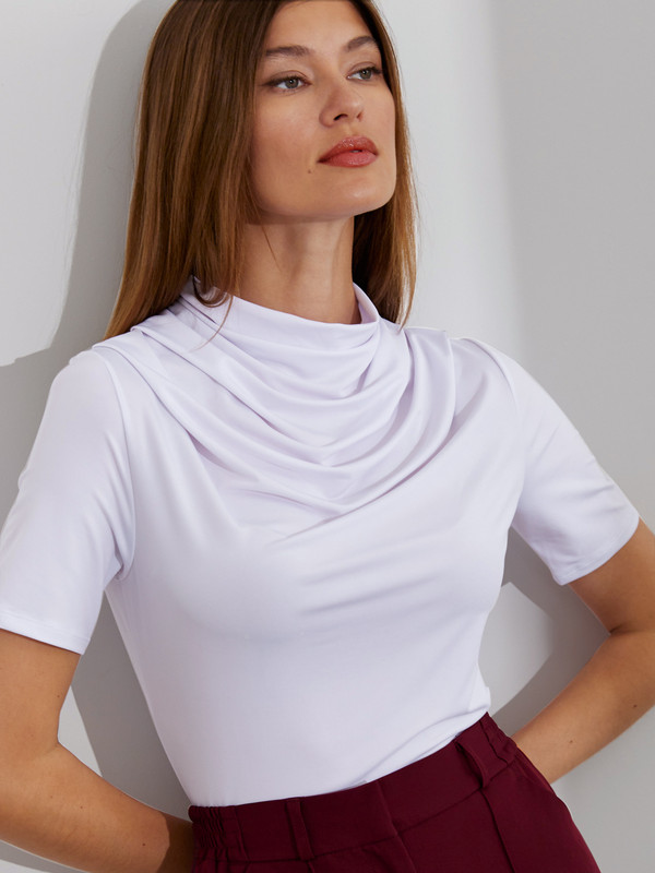 

Блуза женская EVA BERTEN А015 белая XXL, Белый, А015