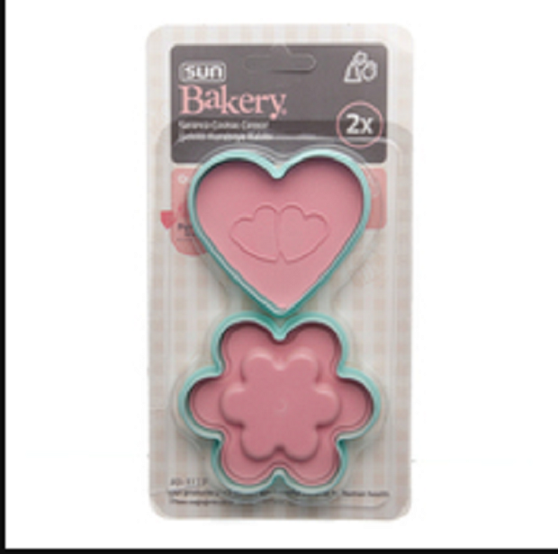 

Формы для вырезания теста Bakery Love 2 шт, Голубой
