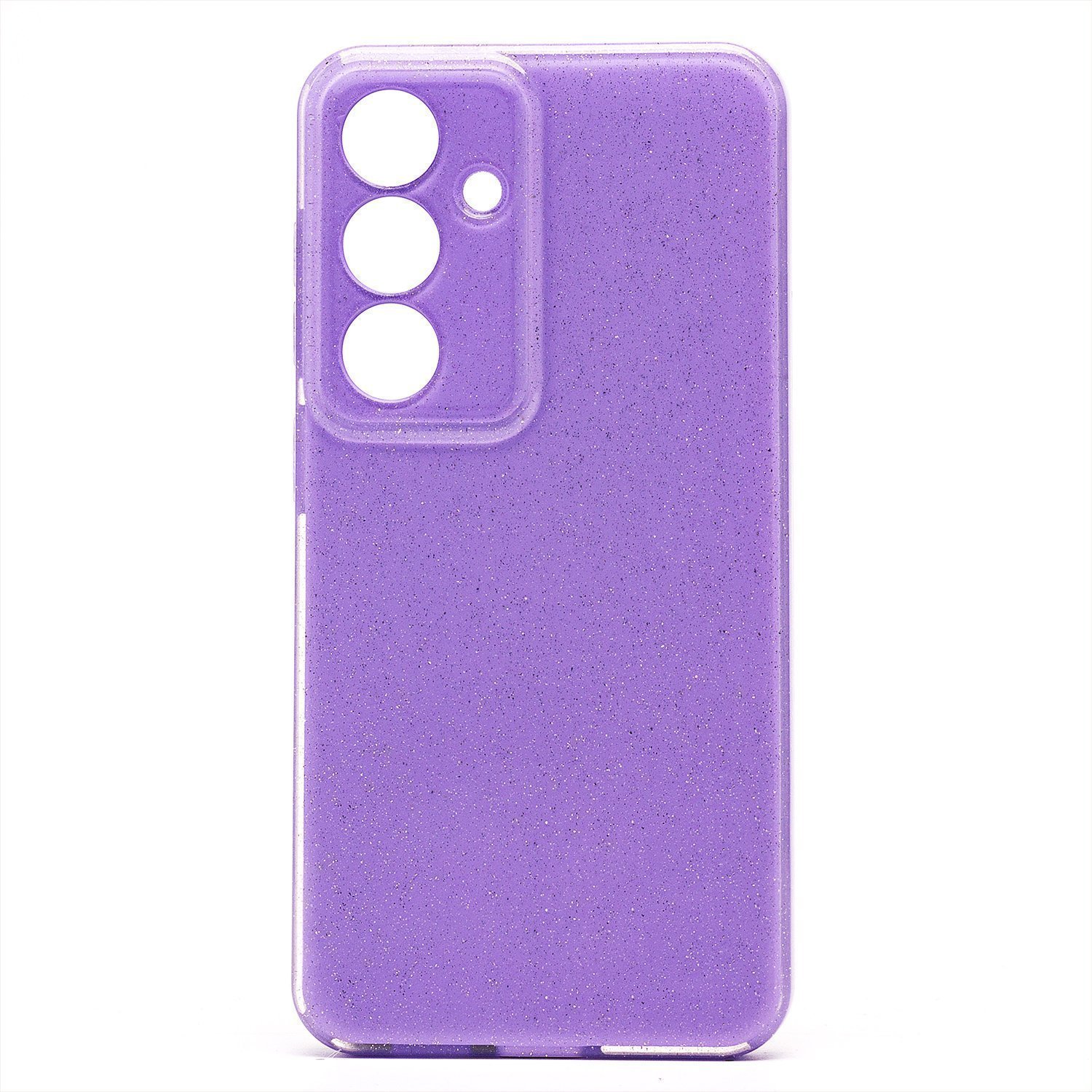 

Чехол Samsung SM-S921B (Galaxy S24) силиконовый с блестками 3, Фиолетовый
