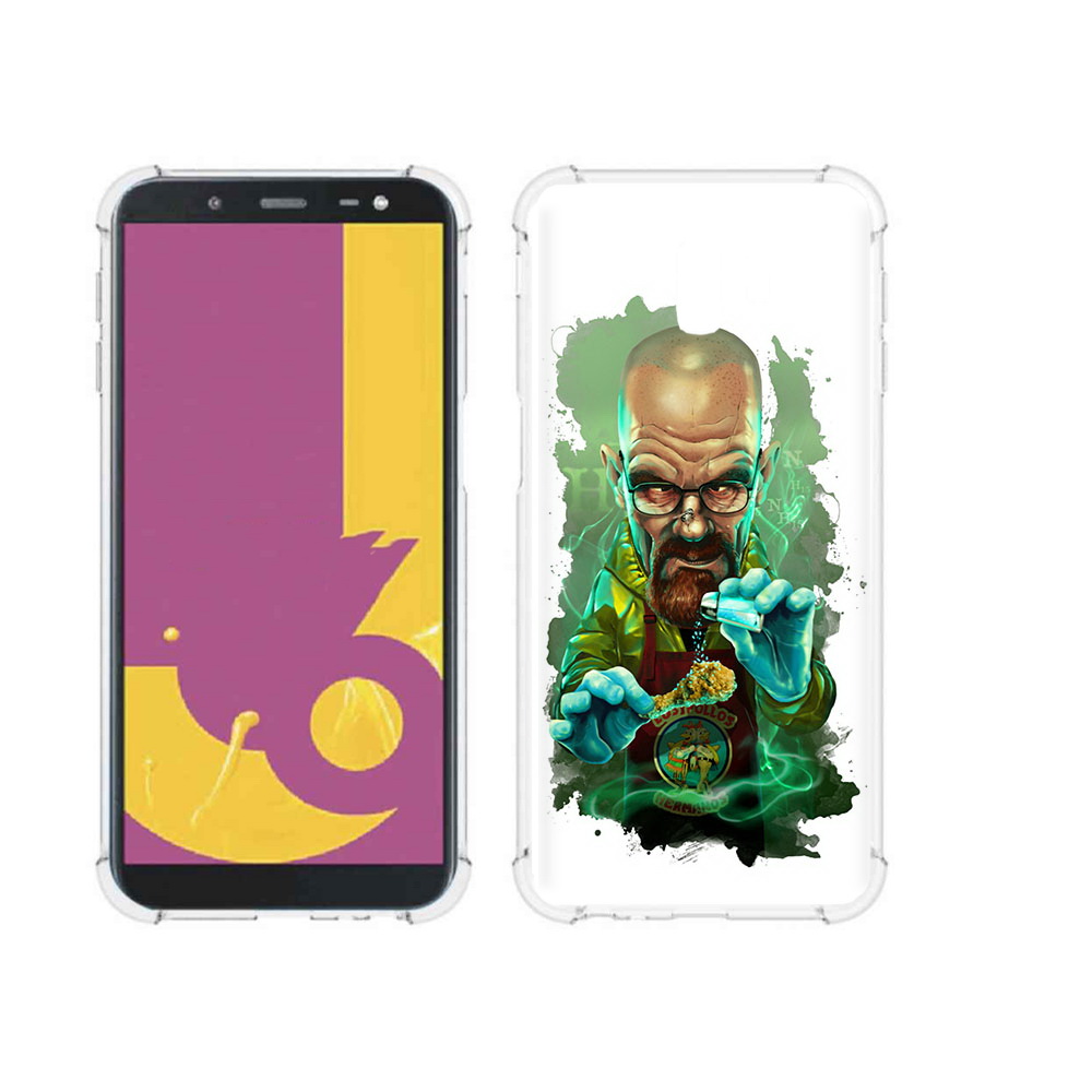 

Чехол MyPads Tocco для Samsung Galaxy J6+ (2018) повар (PT119175.557.546), Прозрачный, Tocco