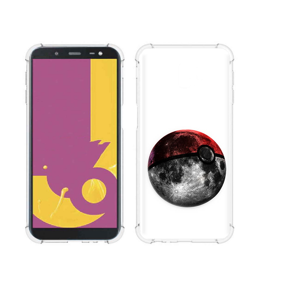 

Чехол MyPads Tocco для Samsung Galaxy J6+ (2018) планета покебол (PT119175.557.543), Прозрачный, Tocco