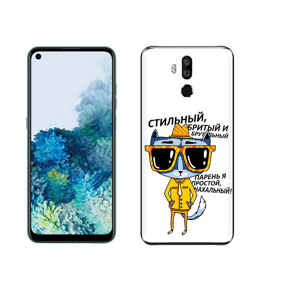 

Чехол MyPads Tocco для Oukitel K9 стильный кот, Прозрачный, Tocco