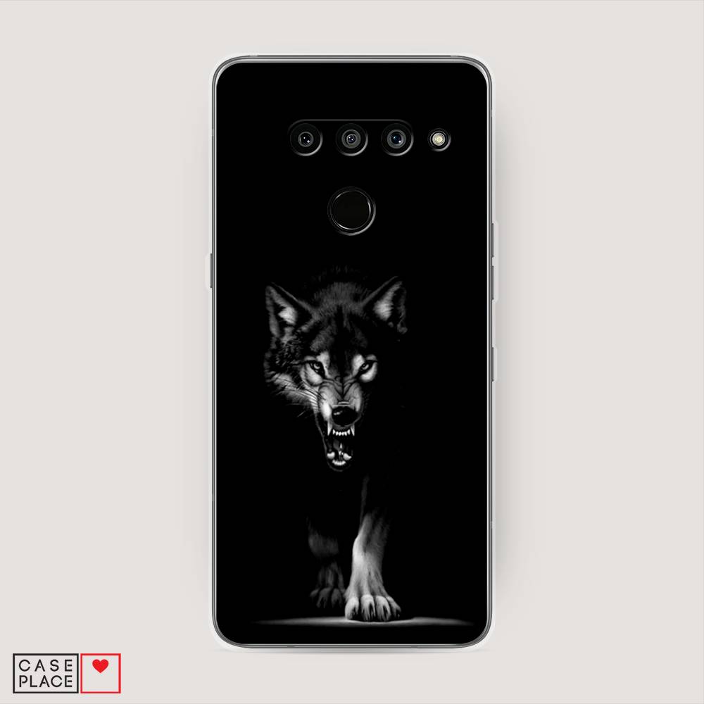 фото Чехол awog "волк выходит из ночи" для lg v50 thinq